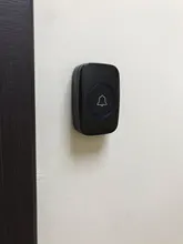 Timbre inalámbrico sin batería, luz led con enchufe europeo, resistente al agua, largo alcance de 300m, inteligente, 433mhz