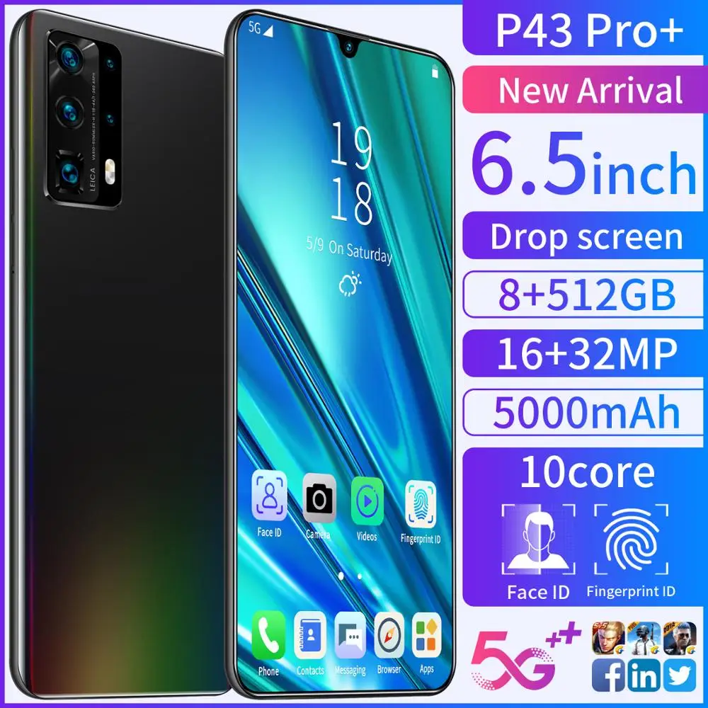 P43 Pro+ 6.5'' Full Display 8GB+512GB 10-Core
