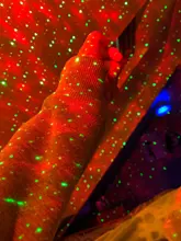 Bluetooth Projector Light-Decor Night-Light Starry Sound-Activated Water Wave Music Usb Led