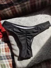 Swimwear Women Bikini-Bottom Side-Ties Brazilian Thong Briefs Ladies Biquini Cut Classic