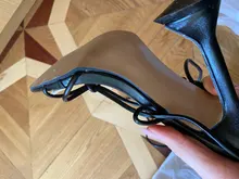 Aneikeh de verano zapatos de mujer Sandalias, de la Pu de moda Cruz-atado tacones de encaje fiesta bombas tamaño 35- 42 albaricoque blanco negro