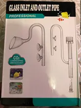 Aquarium Skimmer Lily-Pipe Fish-Tank-Accessories EXTERNAL-FILTER Glass Inflow Outflow