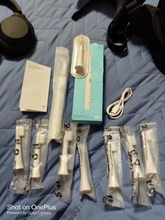 Xiaomi MIJIA 5-cepillo de dientes eléctrico ultrasónico, inalámbrico, recargable por USB, resistente al agua