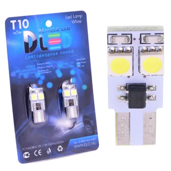 

1pcs LED Car Lamp T10 - W5W - 4 SMD 5050 ( with a trick)