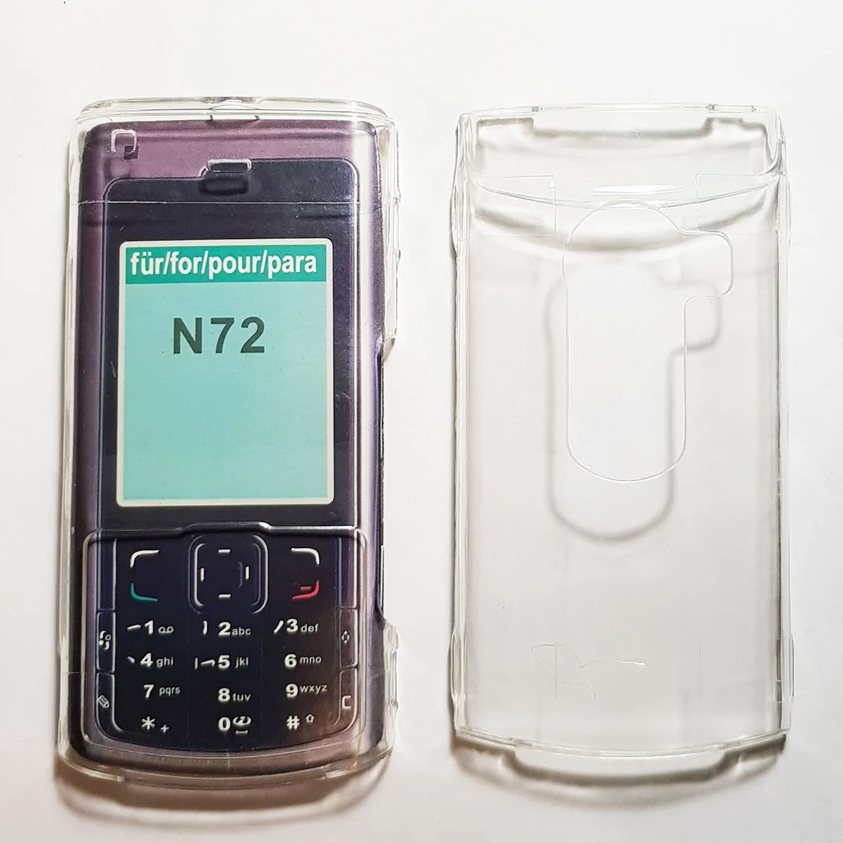 Пластиковый чехол Crystal Case для Nokia N72 Корпус защитный | Мобильные телефоны и