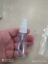 Botellas desinfectante en aerosol vacías, atomizador, botella recargable con rociador, contenedor ecológico, 30/50/100ml