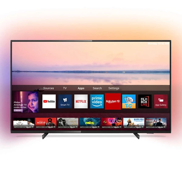 Smart tv Philips 50PUS6704 5" 4 K Ultra HD светодиодный WiFi черный
