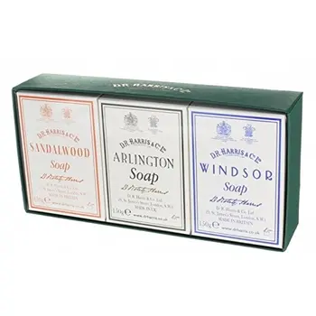 

D.R. Harris Bath Soap Trio Windsor, Arlington & Sandalwood 3x150g