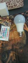 Bulb-Lamp Light-Bulb Remote-Control LED Home-Decor Smart E27 Bluetooth RGB with IR Indoor