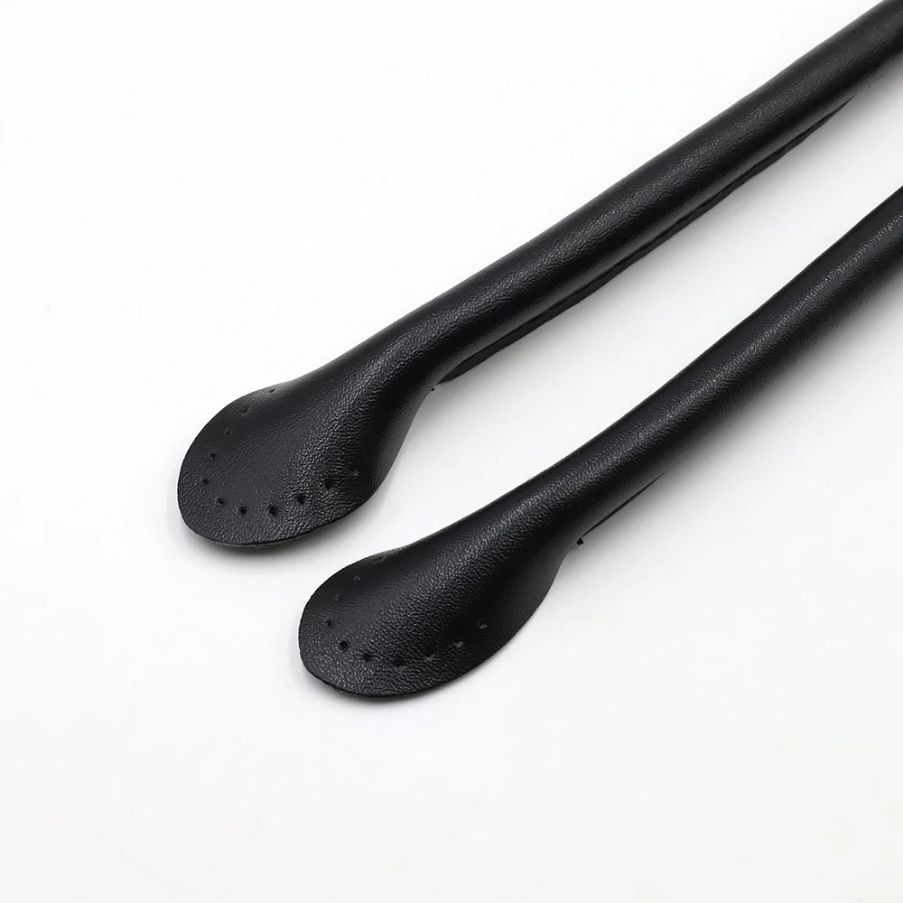 1Pair 40cm 50cm 60cm Cow Leather Bag Handle Shoulder Bag Strap Replacement Handbag Belt Straps for DIY Handmade Bag Accessories