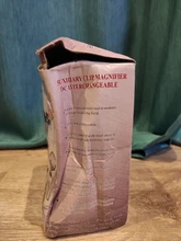 Lupa de soldadura con luz LED, lente auxiliar de 3.5X-12X, lupa de escritorio con Clip auxiliar, reparación de soldadura a tres manos