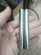 1-Threaded-Pipe-Fittings Water-Connection Stainless-Steel Male-X-Male SS304 1-1/4-3/8-100mm-Length