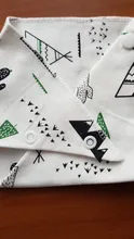 Baberos triangulares impermeables de algodón con dibujos animados para bebé, Bandana, babero para recién nacido, tela absorbente