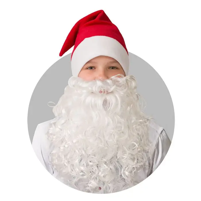 Christmas hat with Beard, head 