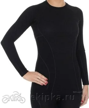 

Brubeck Turtleneck women's Active Wool, black (M)