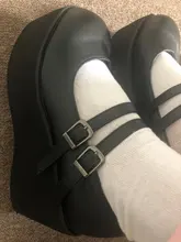 DORATASIA marca nueva Lolita zapatos de salón Mary Jane plataforma tacones cuñas de las mujeres bombas dulce gótico zapatos para mujer de estilo Punk