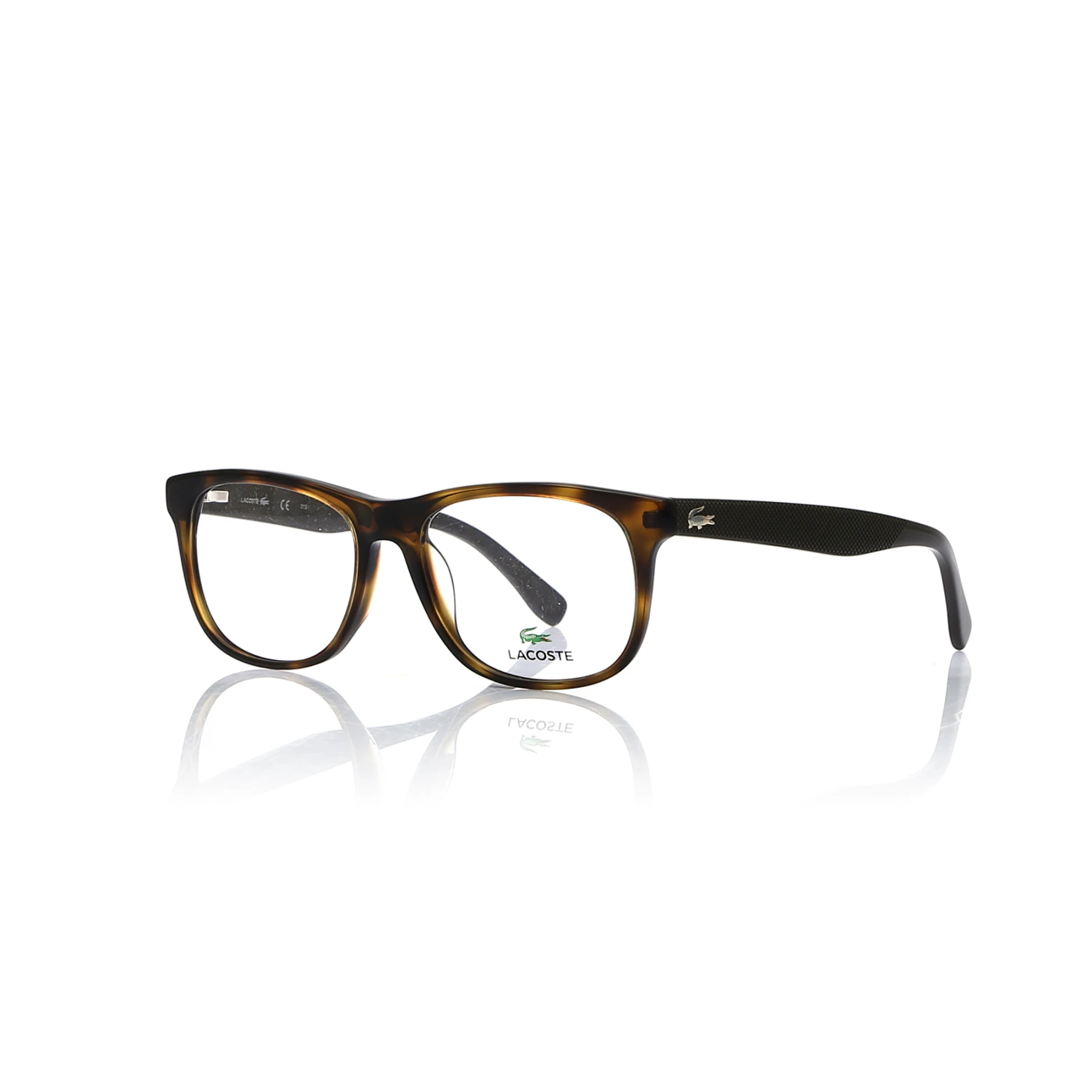 

Markamilla Men Reading Glasses Brown Square Frame Demo Glasses Eyewear Transparent High Quality MenLacoste LCC 2749 220