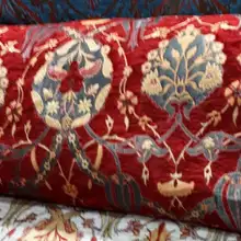 Турецкая Анатолийская ткань с цветочным дизайном из синели