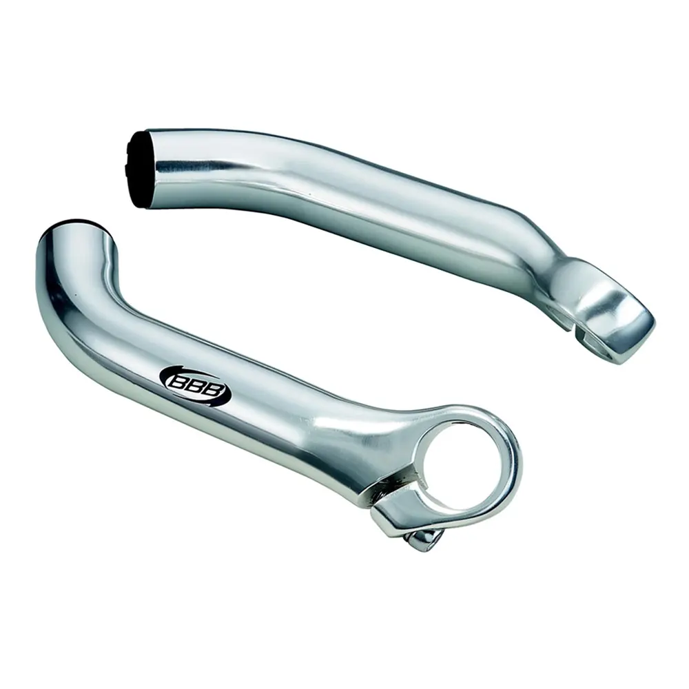 Серебристый Рога на руль BBB Classic bended BBE-07 - Цвет: Серебристый