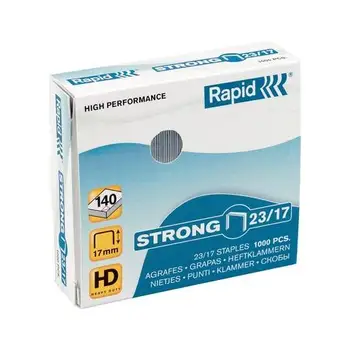 

Pack. 1000 points staplers series 23/17 24870300 RAPID3.81
