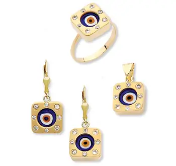 

Square Evil Eye Triple Gold Club 01-530-TAMR001