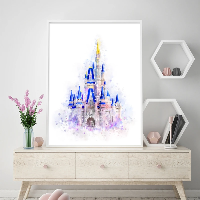 Personalized Watercolor Disney Castle Girl Trip Matching Princess Tumbler -  Jolly Family Gifts