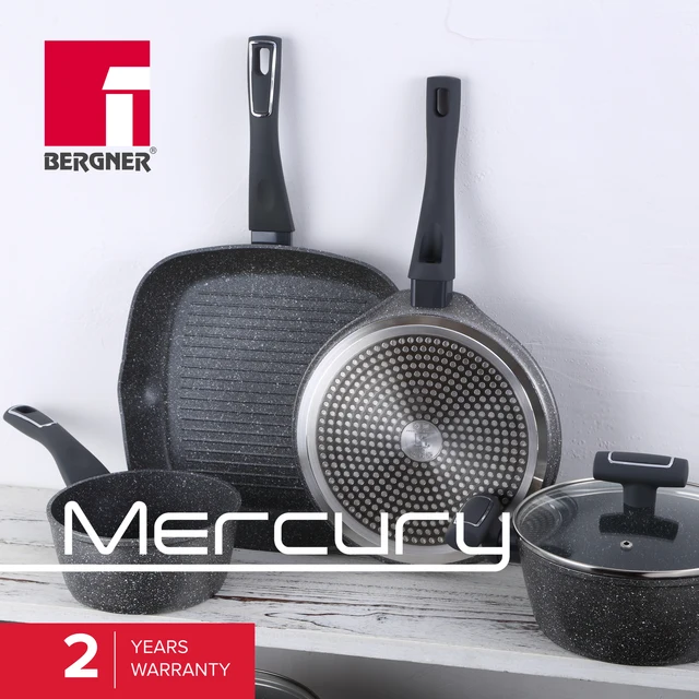 Bergner Eclipse: Pans (20,30cm), Pan 8l, Pan 1.2l And Sarten Grill