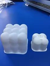 Candle-Mould Dessert Oven Bubble Non-Stick Kitchen Silicone Tpxckz for DIY Cake-Tray
