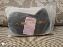 AISI QUEENS corto marrón peluca pelucas sintéticas con flequillo para las mujeres púrpura de la onda de agua Natural Bob pelucas resistente al calor falso pelo