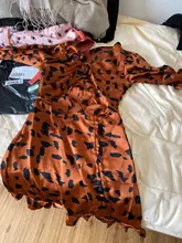 Short Dress Bow-Puff V-Neck Long-Sleeve Drawstring Ruffled Sexy Hollow-Out Mini Women