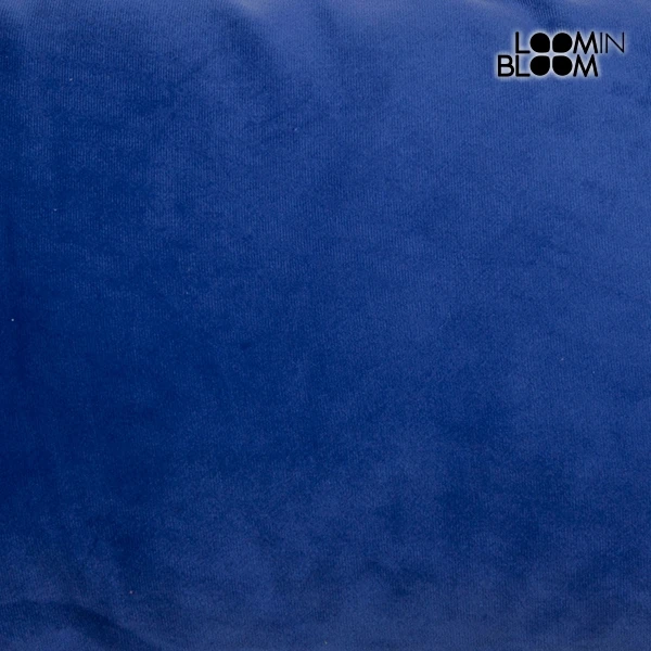 Подушка бархат(30x50x10 см) полиэстер синий