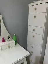 Wooden Cabinet Wardrobe-Knobs Drawer-Handle Furniture Hardware Round Natural for 8/12pcs