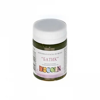 

Paint acrylic on silk DeCola batik 50 ml khaki