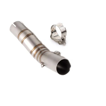 Slip On Motorcycle Exhaust Middle Link Pipe Mid Connect Tube Stainless Steel Exhaust System For Suzuki Gxsr 1000 2005-2006