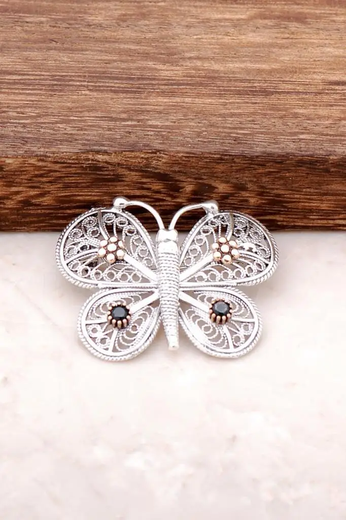 

Butterfly Design Handmade Silver Brooch 279Hand Made Jewellery