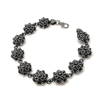 

Bracelet 925 sterling silver m charro continuous [AB0043]