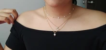 VKME-collar de perlas de mariposa de varias capas para mujer, gargantilla de perlas doradas, estrella del sol, regalo de joyería 2021