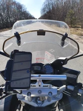 MOTOWOLF-soporte de montaje para motocicleta, soporte de teléfono de expansión para luz, manillar