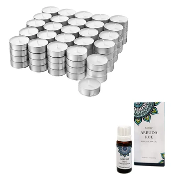 

DORAZEN Pack 100 PCs Velas GLIMMA + essential oil GOLOKA ARRUDA Rue 10ML