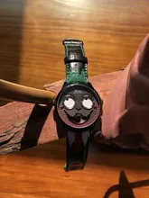 Reloj de pulsera de cuarzo para hombre, cronógrafo deportivo resistente al agua con esfera grande, diseño creativo, nuevo