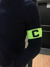 1 Uds brazo líder de la banda de la competencia brazalete de capitán de fútbol banda de capitán para el brazo fútbol grupo brazalete