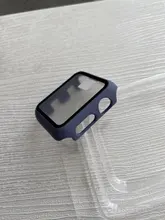 Cristal + funda para apple watch, Protector de pantalla templado de 44mm, 40mm, 42mm y 38mm, accesorios para apple watch series 6, 5, 4, 3