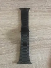 Correa de Metal de acero inoxidable para Apple Watch, pulsera de eslabones ultrafinos de 44mm, 40mm, 42mm y 38mm para IWatch Series 6 SE 5 4 3