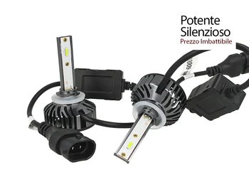 

Kit Full Led Cob H27 880 PG13 881 PGJ13 26W Real 12V with fan Raffrenddamento silent attack adjustable 2200 lumens