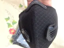 Máscara de cara de ciclista con filtros PM 2,5, Mascarilla anticontaminación con válvula de respiración de carbón activado para ciclismo