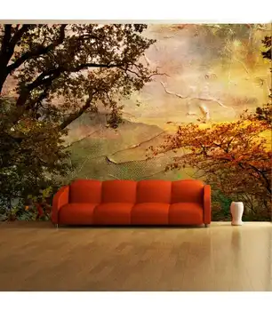 

Wallpaper-Painted autumn