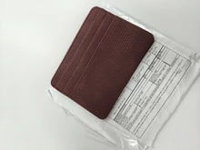 Molave-cartera con patrón de lichi para mujer, bolso para monedas, tarjetero, certificado, cartera estilo clutch para mujer hombre