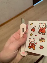 Sharkbang-Mini cuchilla para arte de zanahoria, sobres de papel de oficina, cuchilla para arte, papelería escolar