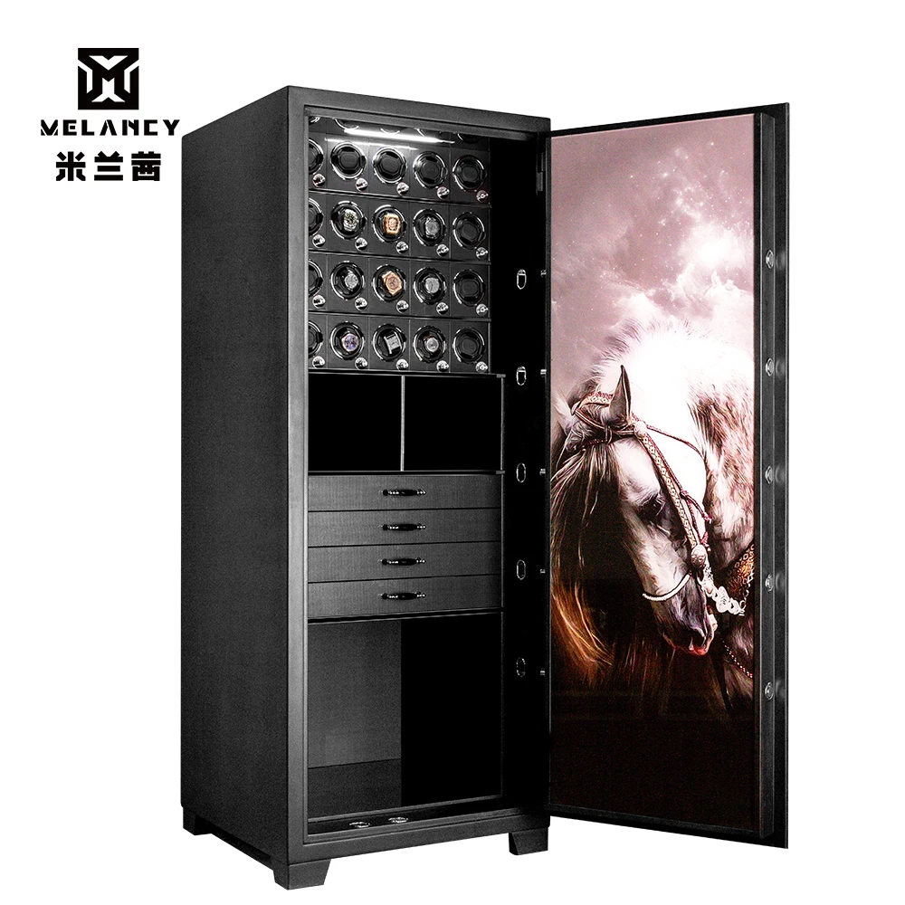 

NEW Watch Winder Safe Box Automatic Watches Display Case Motor Mechanical Winding Box Winder Watch Storage Organizer