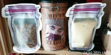 Bags Cookies-Bag Bottles Snacks Mason-Jar Seal Sandwich-Zip-Lock Fresh Candy Reusable
